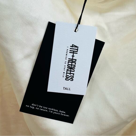 4th + Reckless | Midi Satin Slip Dress Size 6 Tall - Picture 7 of 8